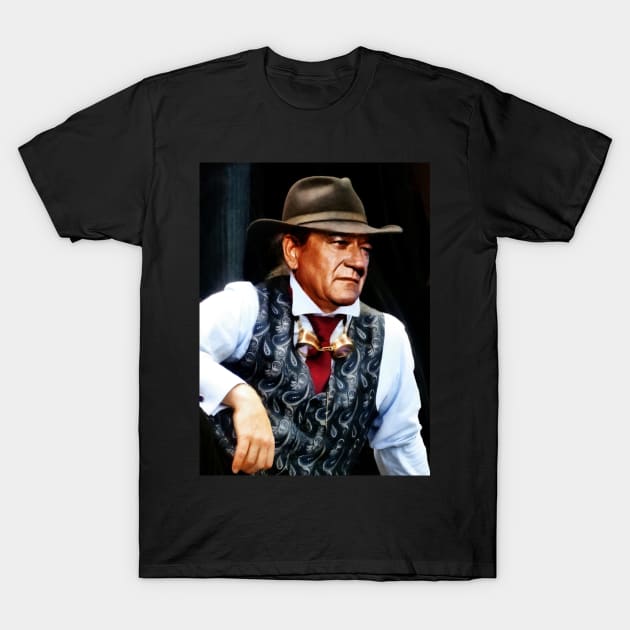 John_Wayne T-Shirt by Anung